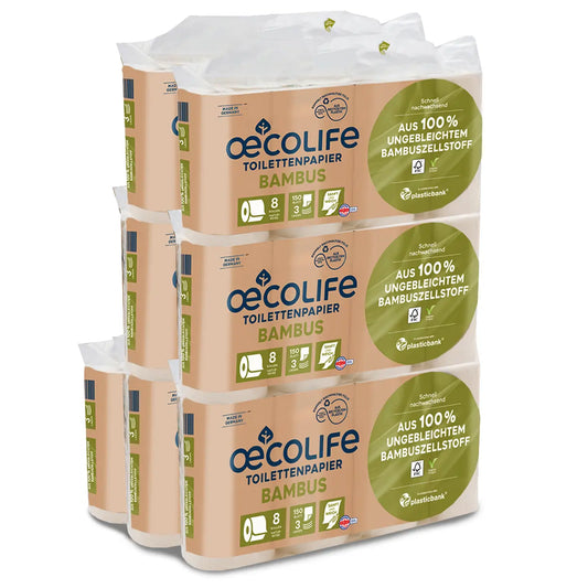 oecolife Toilettenpapier Bambus