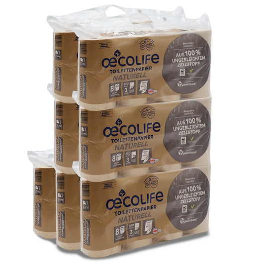 oecolife Toilettenpapier Naturell