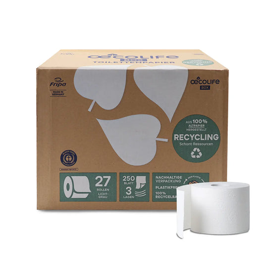 oecolife Toilettenpapier Box Recycling